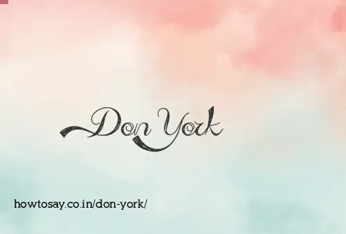 Don York