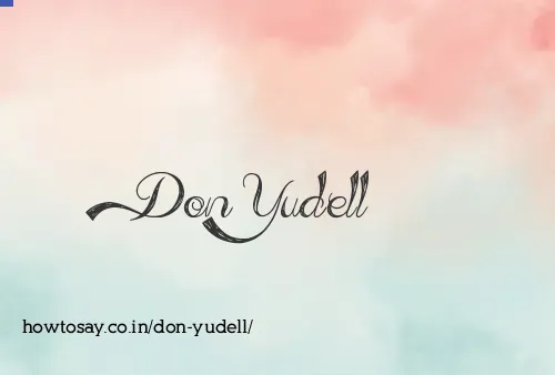 Don Yudell
