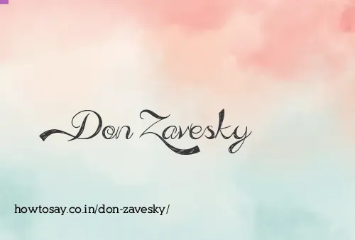 Don Zavesky