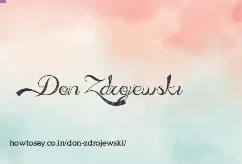 Don Zdrojewski