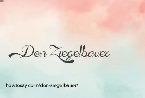 Don Ziegelbauer