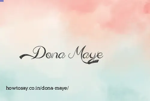 Dona Maye