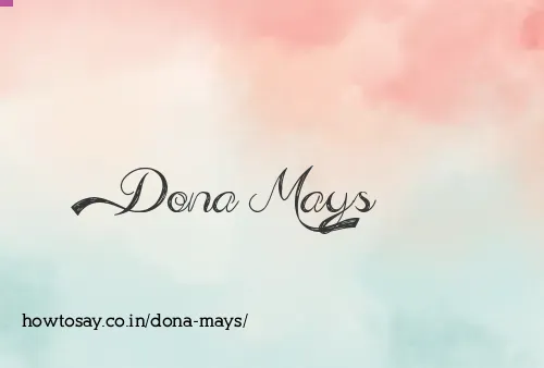 Dona Mays