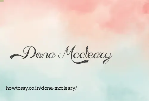 Dona Mccleary