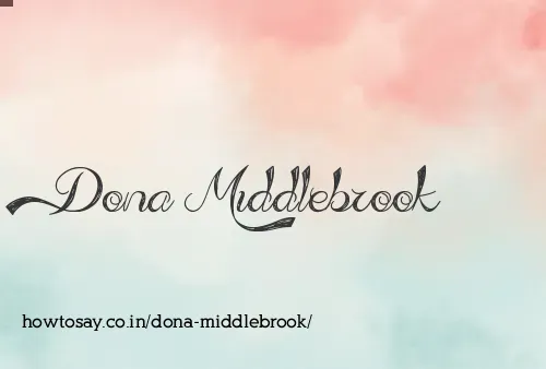 Dona Middlebrook