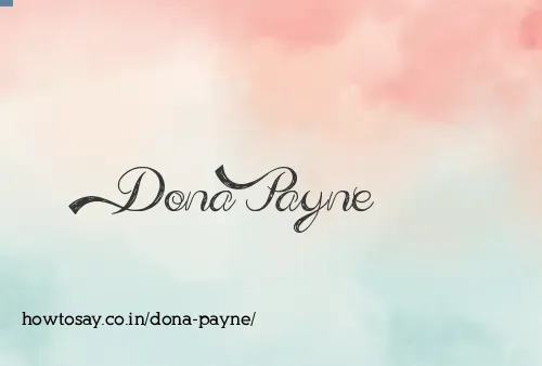 Dona Payne