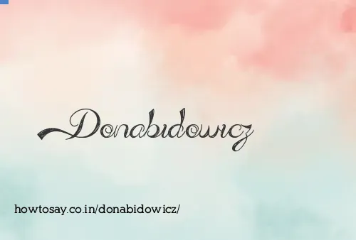 Donabidowicz