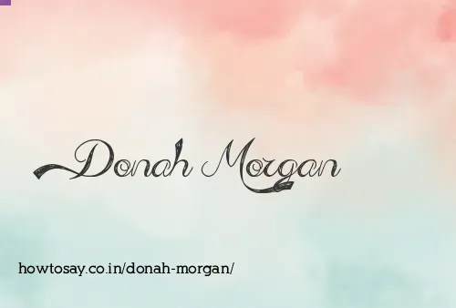 Donah Morgan