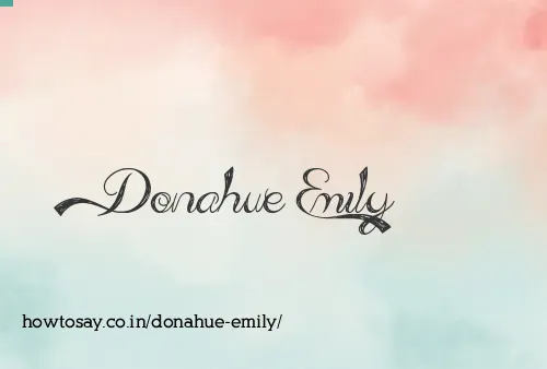 Donahue Emily