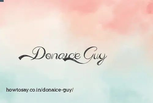 Donaice Guy
