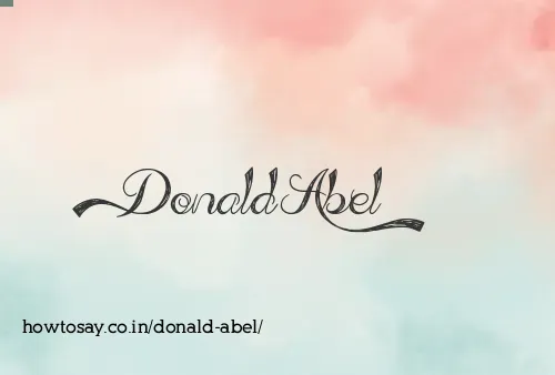 Donald Abel