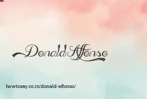 Donald Affonso
