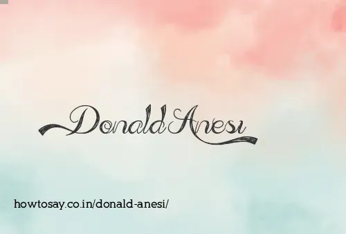 Donald Anesi