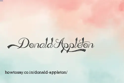 Donald Appleton
