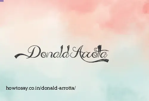 Donald Arrotta