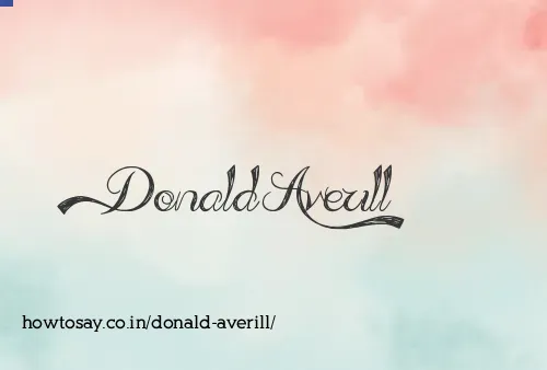 Donald Averill