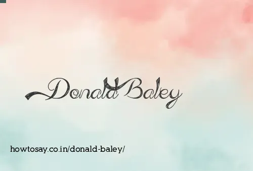 Donald Baley