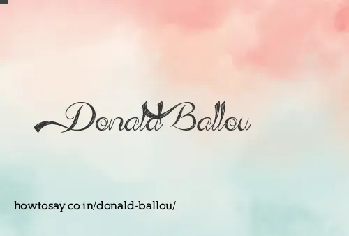 Donald Ballou