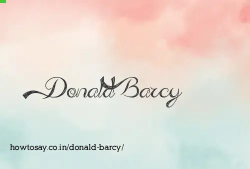 Donald Barcy