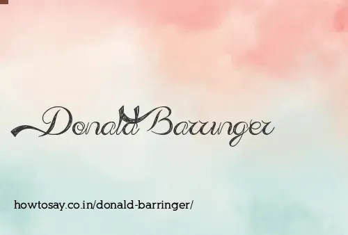 Donald Barringer