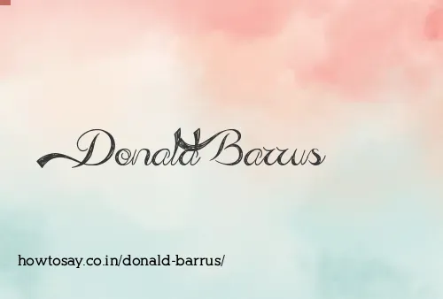 Donald Barrus