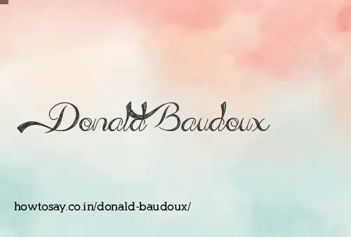 Donald Baudoux