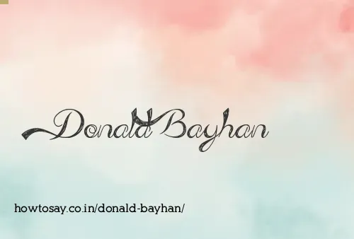Donald Bayhan