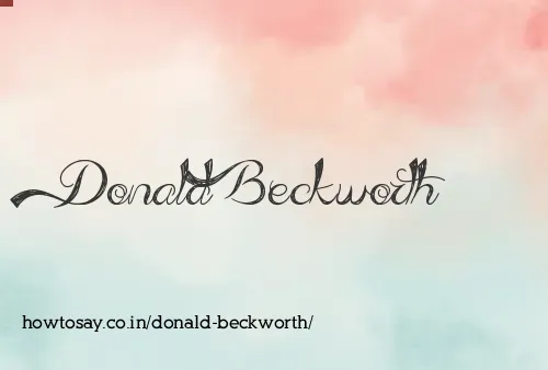 Donald Beckworth