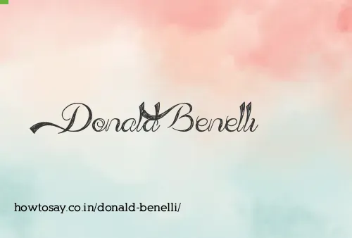 Donald Benelli