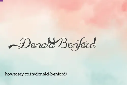 Donald Benford