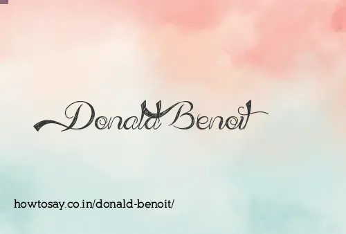 Donald Benoit