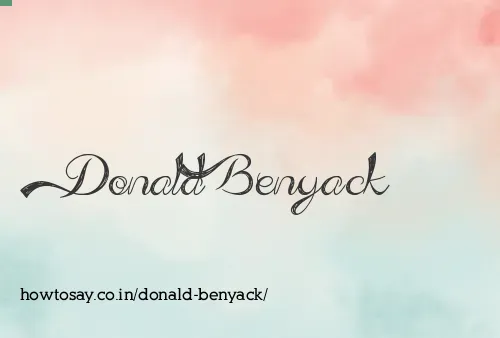 Donald Benyack