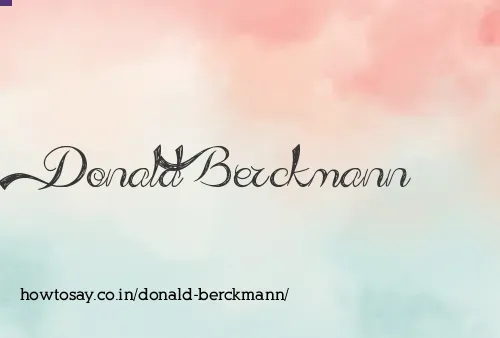 Donald Berckmann