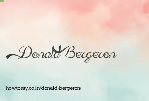 Donald Bergeron