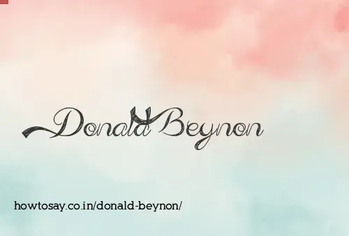 Donald Beynon
