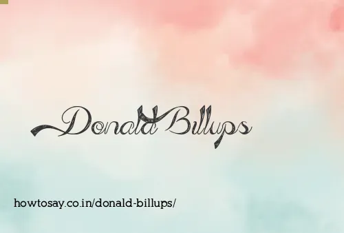 Donald Billups