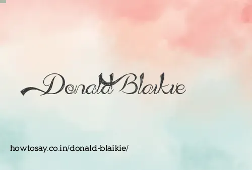 Donald Blaikie