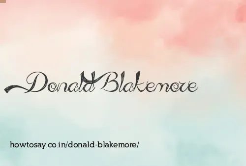 Donald Blakemore