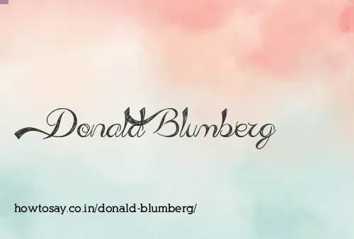 Donald Blumberg