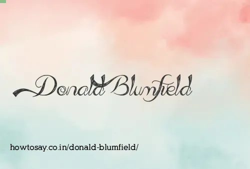 Donald Blumfield