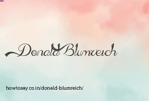 Donald Blumreich