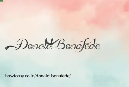 Donald Bonafede