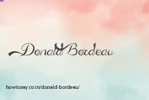 Donald Bordeau