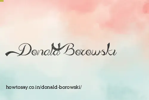 Donald Borowski
