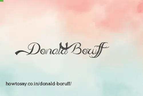 Donald Boruff