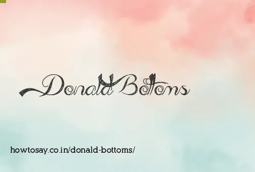 Donald Bottoms