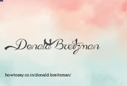 Donald Breitzman