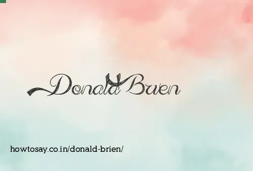 Donald Brien