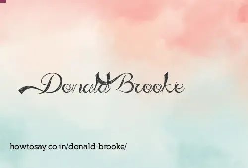 Donald Brooke