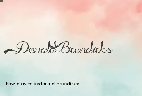 Donald Brundirks